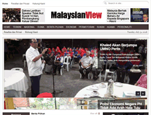 Tablet Screenshot of malaysianview.com